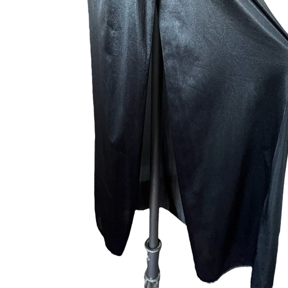 Vintage Fantasy Nightwear Lingerie Black Lace Slip Dress Goth Fairy Whimsygoth M - Picture 5 of 7